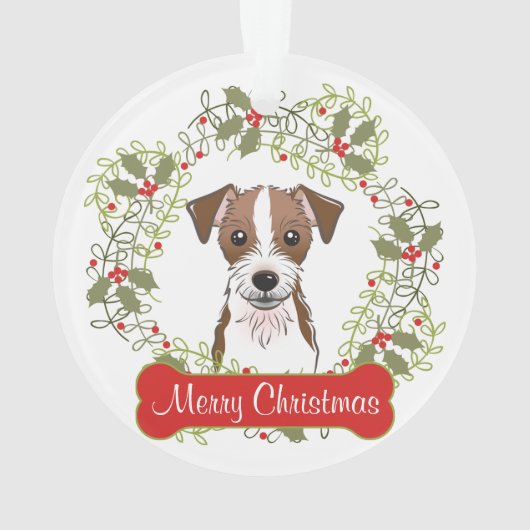 Jack Russell Terrier  Ornament (achterkant)