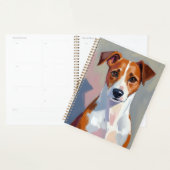Jack Russell Terrier Painting Dog Pet Planner (Display)