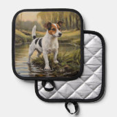 Jack Russell Terrier Pannenlap (Voorkant / Achterkant)