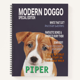 Jack Russell Terrier Parody Magazine Hoesje Notitieboek
