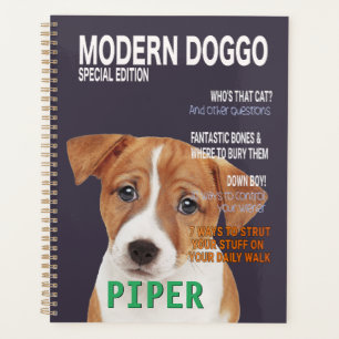 Jack Russell Terrier Parody Magazine Hoesje Planner