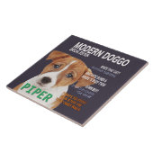 Jack Russell Terrier Parody Magazine Hoesje Tegeltje (Zijkant)