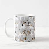 Jack Russell Terrier Paws and Botten Coffee Mok (Links)
