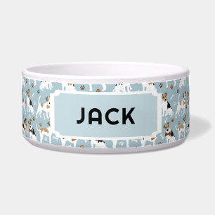 Jack Russell Terrier Paws and Botten Dog Voerbakje