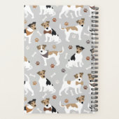 Jack Russell Terrier Paws and Botten Planner (Achterkant)