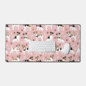 Jack Russell Terrier Paws en Botten Bureaumat (Keyboard & Muis)