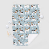 Jack Russell Terrier Paws en Botten Golfhanddoek (Insitu)