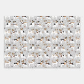Jack Russell Terrier Paws en Botten Inpakpapier Vel (Voorkant 2)