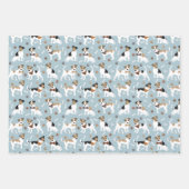 Jack Russell Terrier Paws en Botten Inpakpapier Vel (Voorkant)