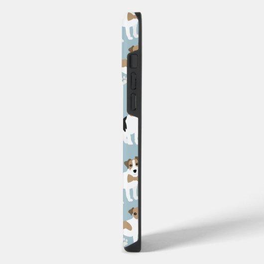 Jack Russell Terrier Paws en Botten iPhone Hoesje (Linkerkant)