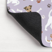 Jack Russell Terrier Paws en Botten Muismat (Hoek)