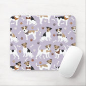 Jack Russell Terrier Paws en Botten Muismat (Met muis)