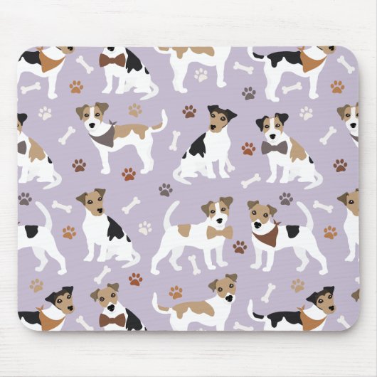 Jack Russell Terrier Paws en Botten Muismat (Voorkant)