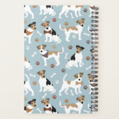 Jack Russell Terrier Paws en Botten Planner (Achterkant)