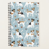 Jack Russell Terrier Paws en Botten Planner (Voorkant)