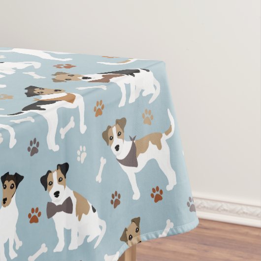 Jack Russell Terrier Paws en Botten Tafelkleed (Voorbeeld)
