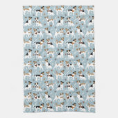 Jack Russell Terrier Paws en Botten Theedoek (Verticaal)