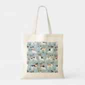 Jack Russell Terrier Paws en Botten Tote Bag (Achterkant)