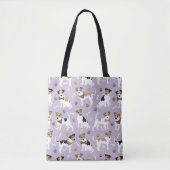 Jack Russell Terrier Paws en Botten Tote Bag (Voorkant)