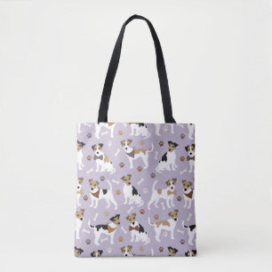 Jack Russell Terrier Paws en Botten Tote Bag