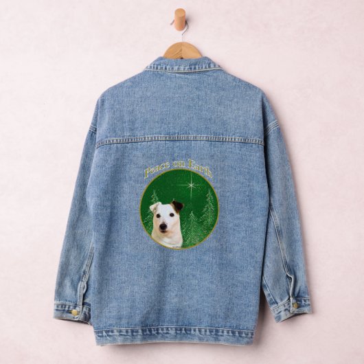 Jack Russell Terrier Peace Denim Jacket (Hangar)