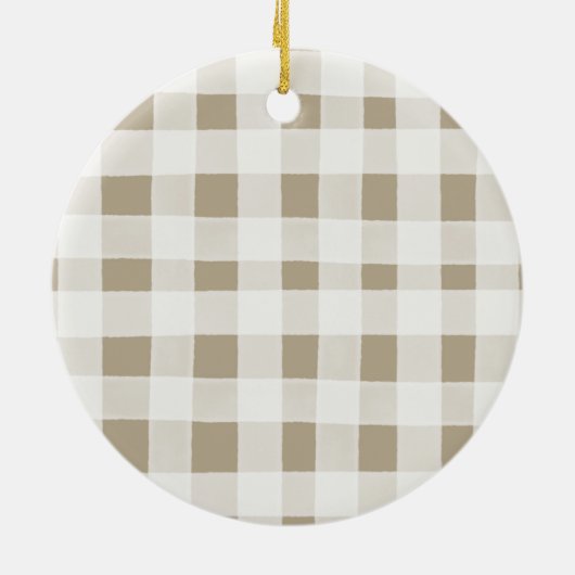 Jack Russell Terrier Persoonlijke kersthond Keramisch Ornament (Achterkant)