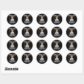 Jack Russell Terrier Persoonlijke Stalker Ronde Sticker (Vel)