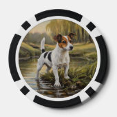 Jack Russell Terrier Poker Chips (Achterkant)