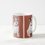 Jack Russell Terrier Portrait Mok (Voorkant rechts)