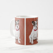 Jack Russell Terrier Portrait Mok (Voorkant links)