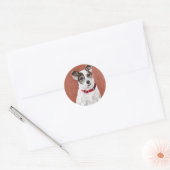 Jack Russell Terrier Portrait Sticker (Envelop)