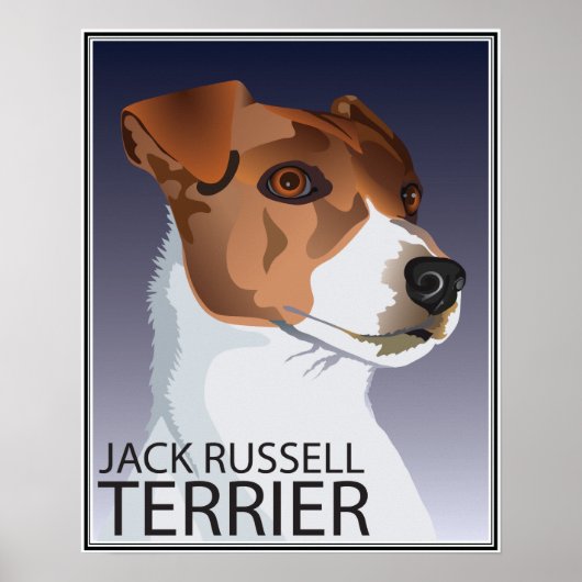 Jack Russell Terrier Poster (Voorkant)