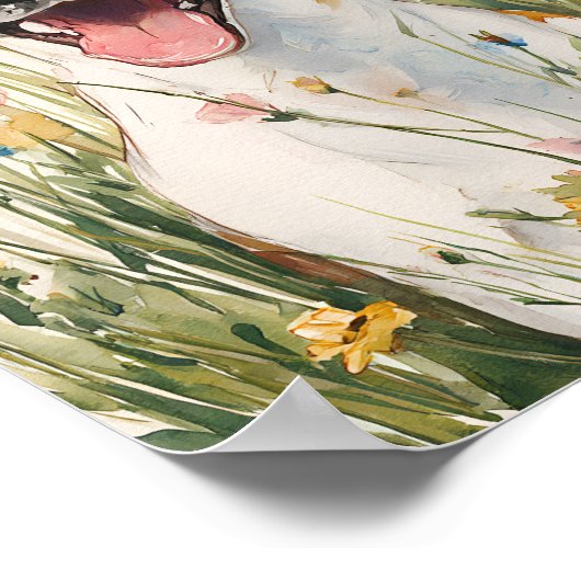 Jack Russell Terrier Poster - Schattigee hondenmuu (Hoek)