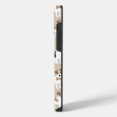 Jack Russell Terrier poten en botten iPhone Hoesje (Linkerkant)