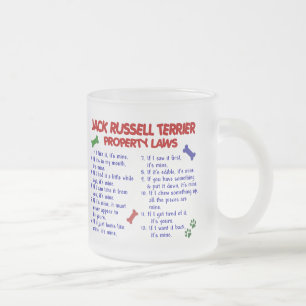 JACK RUSSELL TERRIER Property Laws 2 Matglas Koffiemok