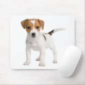 Jack Russell Terrier Puppy Brown and White Dog Muismat (Met muis)