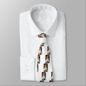 Jack Russell Terrier Puppy Dog Mannen Necktie Stropdas (Gebonden)