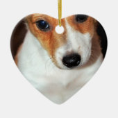 Jack Russell Terrier Puppy Dog Ornament (Voorkant)
