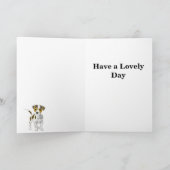 Jack Russell Terrier Puppy Feestdagen Kaart (Binnen)