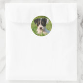 Jack Russell Terrier puppy Ronde Sticker (Tas)