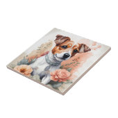 Jack Russell Terrier Puppy Tegeltje (Zijkant)