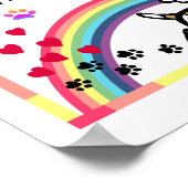 Jack Russell Terrier Rainbow Bridge Art Print (Hoek)