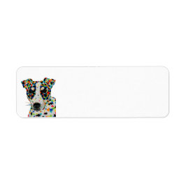 Jack Russell Terrier Retouradres Label