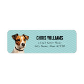 Jack Russell Terrier Return Address Labels (Voorkant)
