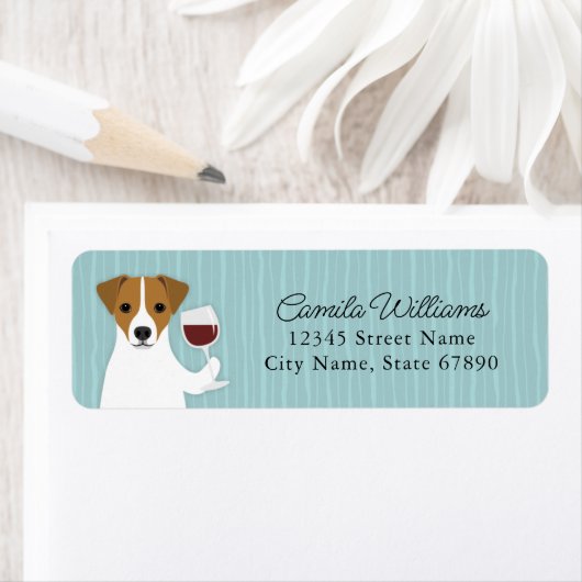 Jack Russell Terrier Return Address Labels (Insitu)