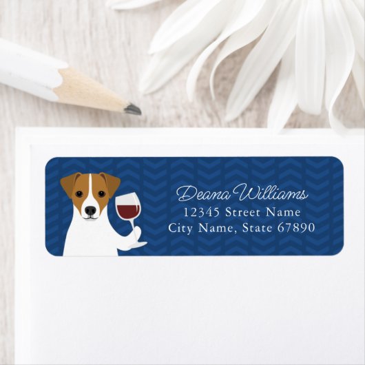 Jack Russell Terrier Return Address Labels (Insitu)