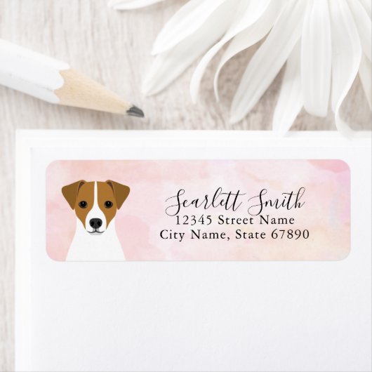 Jack Russell Terrier Return Address Labels (Insitu)