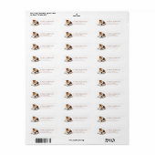 Jack Russell Terrier Return Address Labels (Full Sheet)