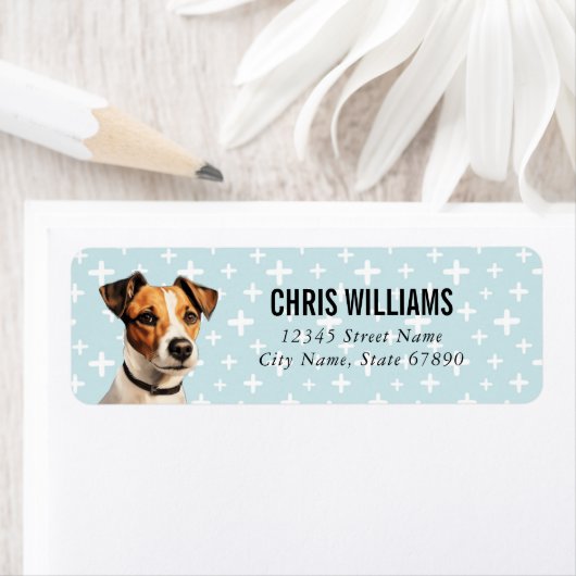 Jack Russell Terrier Return Address Labels (Insitu)