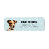 Jack Russell Terrier Return Address Labels (Voorkant)